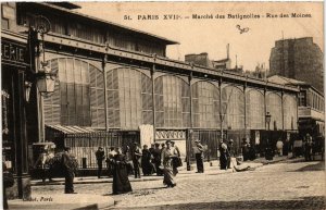 CPA PARIS (17e) Marche des Batignolles. Rue des Moines. (538472)