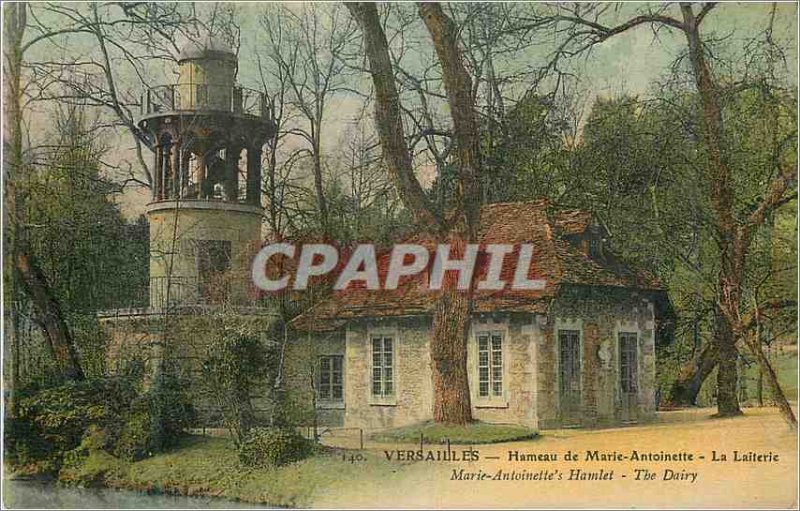 Postcard Old Versailles Hamlet Marie Antoinette La Laiterie