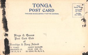 Stamp Card Postcard Showing Tonga Postage Stamps~107977 