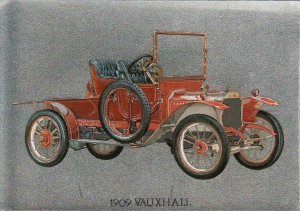 Lot of 4 novelty postcards automobiles classic cars Rolls Silver Ghost Vauxhall 