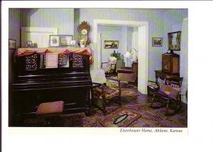 Eisenhower Home, Interior, Piano, Abilene, Kansas, Photo Richards