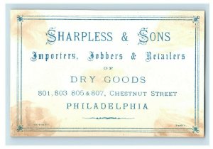 1880s Sharpless & Sons Dry Goods Fantasy Fairies Clown Moon Wine Lot Of 6 P212 