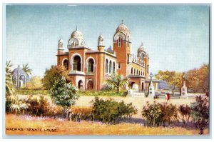 c1910 Madras Senate House Unposted Chennai India Oilette Tuck Art Postcard