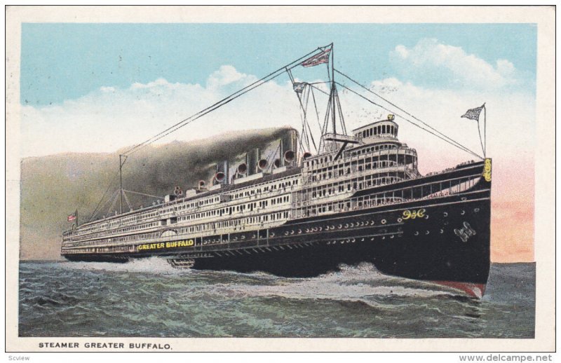 BUFFALO, New York, PU-1928; Steamer Greater Buffalo