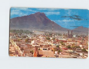 Postcard Panoramic and Cerro de la Mitra, Monterrey, Mexico