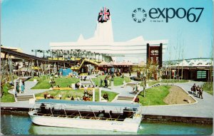 Great Britain Pavilion Expo 67 Montreal Vintage Postcard F15