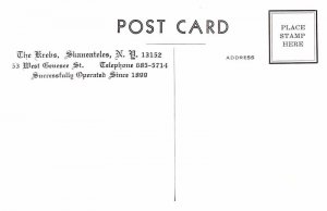 Postcard RESTAURANT SCENE Skaneateles New York NY AS9159