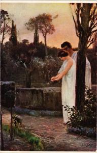 CPA J. STYKA - Vinicius et Lygie au jardin des Linues (285797)