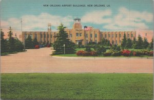 Postcard New Orleans Airport Building New Orleans LA