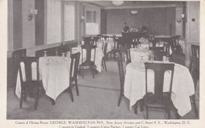 WASHINGTON D. C., 1910s ; George Washington Inn Dining Room