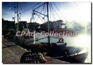 Postcard Modern Ile De Re La Flotte En Re Rays Of Sun On The Harbor