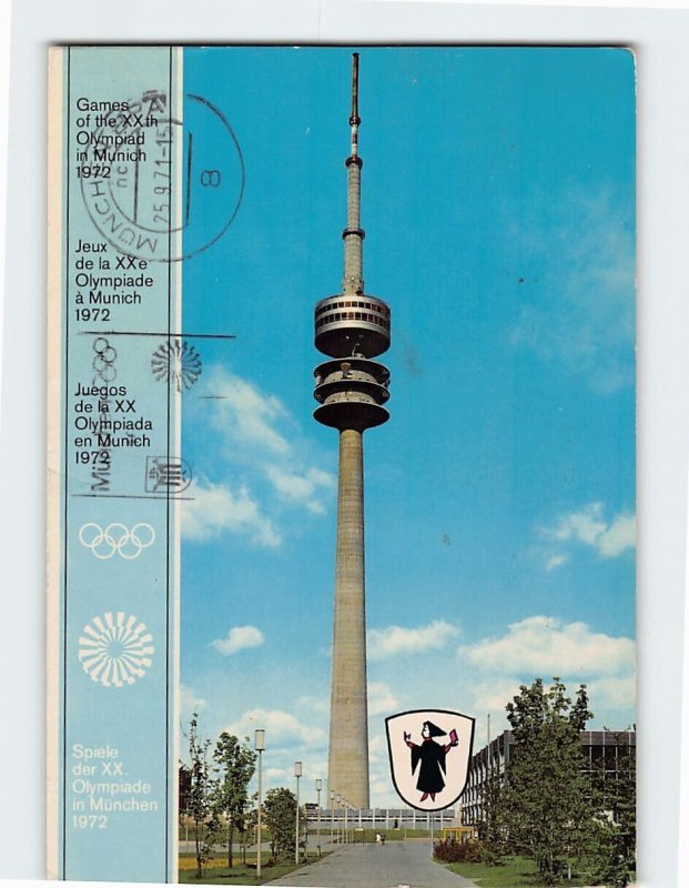 Postcard Games of XX Olympiad in Munich 1972, Munich, Germany