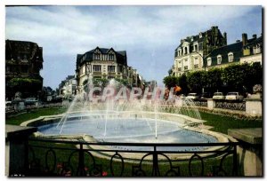 Deauville Beach Postcard Modern Floral Place Morny and the Desire Street Hoc