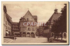 Old Postcard Colmar Obstmarkt