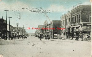 KS, Chanute, Kansas, East Main Street, Business Area, 1912 PM, Williams No 3841