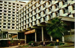 Bangkok, Thailand   PRESIDENT HOTEL~Garysorn Road  ADVERTISING  Chrome Postcard