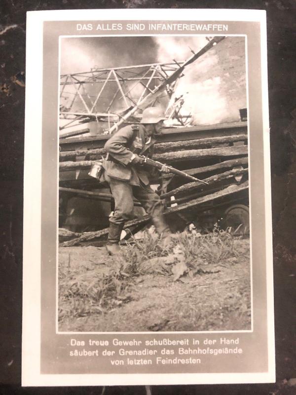 Mint Germany Real Picture Postcard RPPC  WWII these are all infantry weapons