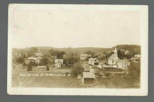 Kendallville IOWA RP 1916 MAIN STREET Birdseye View nr Cresco Decorah Burr Oak