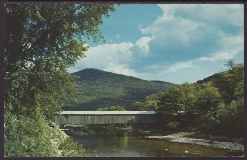 Covered Bridge,Old Scott Bridge,VT Postcard