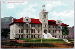 Guggenheim Hall Golden Colorado CO Grounds Horse and Buggy White Bldg. Postcard