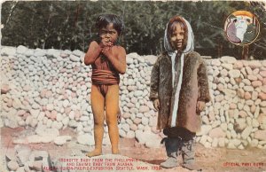 H56/ Seattle Washington Postcard 1909 Igorotte Indian Eskimo AYPE