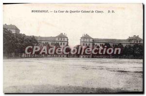 Old Postcard Morhange The Court Du Quartier From Colonel Cissey