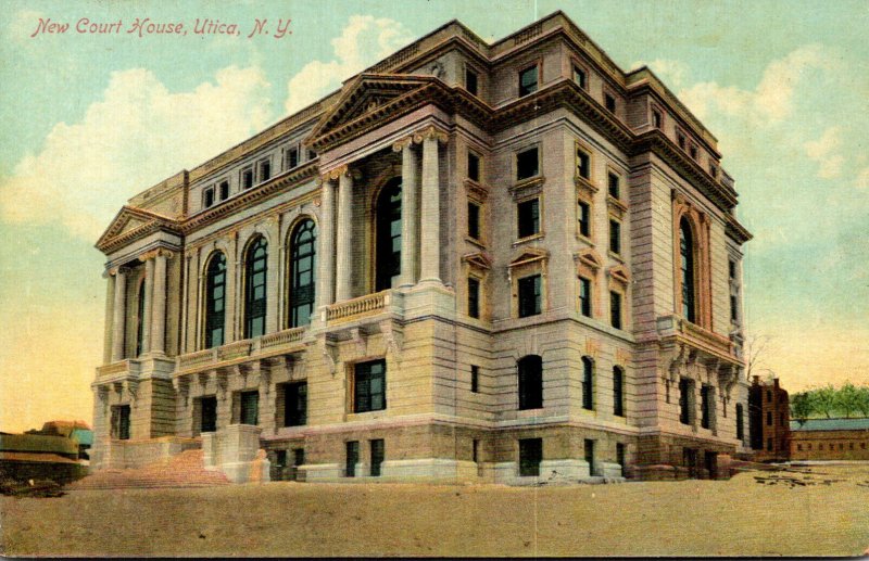 New York Utica New Court House 1910