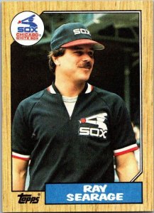 1987 Topps Baseball Card Ray Searage Chicago White Sox sk18095