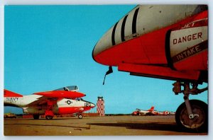 1960 Meridian Mississippi Vintage Postcard Naval Auxiliary Air Station Buckeye