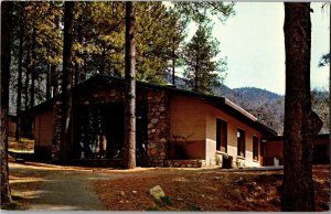 Dining Room, Oak Glen Pines Christian Camp Yucaipa CA Vintage Postcard T35