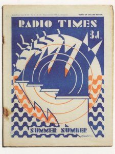 Issue Number 7 BBC Radio Times Magazine Summer 1929 Postcard