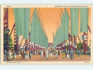 1933 postcard WORLD FAIR Chicago Illinois IL HM9664