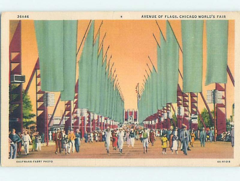 1933 postcard WORLD FAIR Chicago Illinois IL HM9664