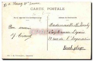 Postcard Old La Mer de Glace Chamonix