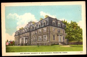New Brunswick FREDERICTON Arts Building University of New Brunswick - WB pm1945