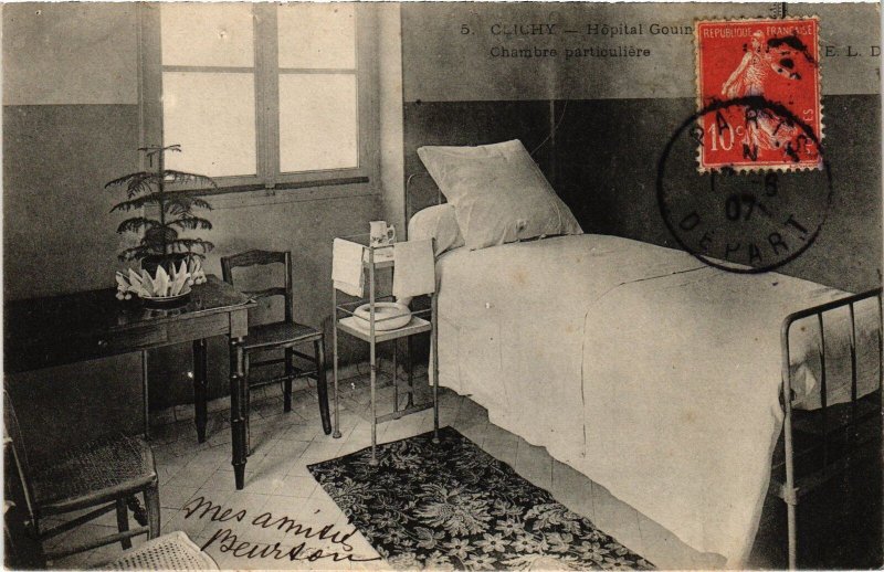 CPA Clichy Hopital Gouin Chambre particulaire (1314184)