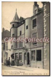 Postcard Old House Chaumont The Two Turrets