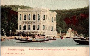 1900s Kiosk Imperial Aux Eaux Doces Constantinople Turkey Postcard