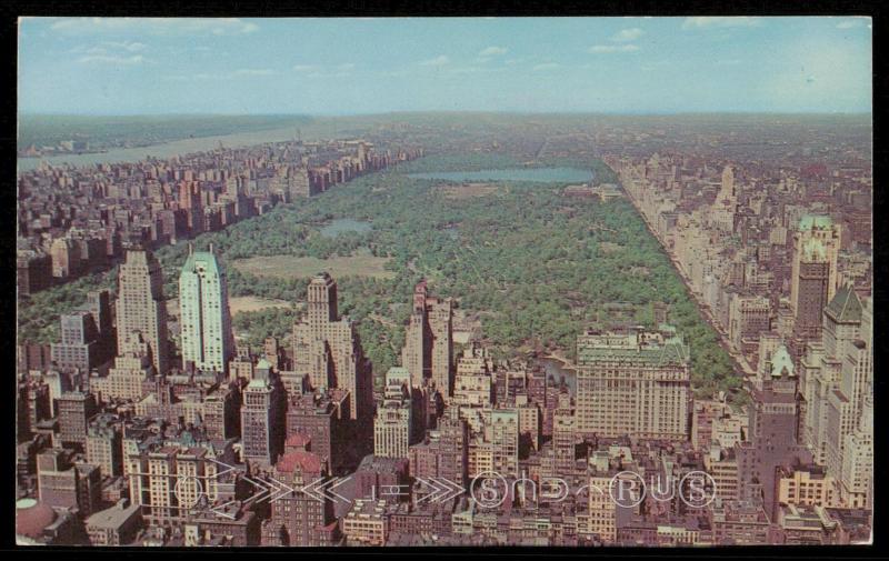 General View North from R.C.A. Building - Over Central Park Area