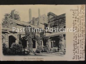 c1904 - Chester, The Cathedral Cloisters