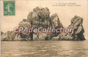 Postcard Old Surroundings of Hyeres Island Rocks dePorquerolle Medes
