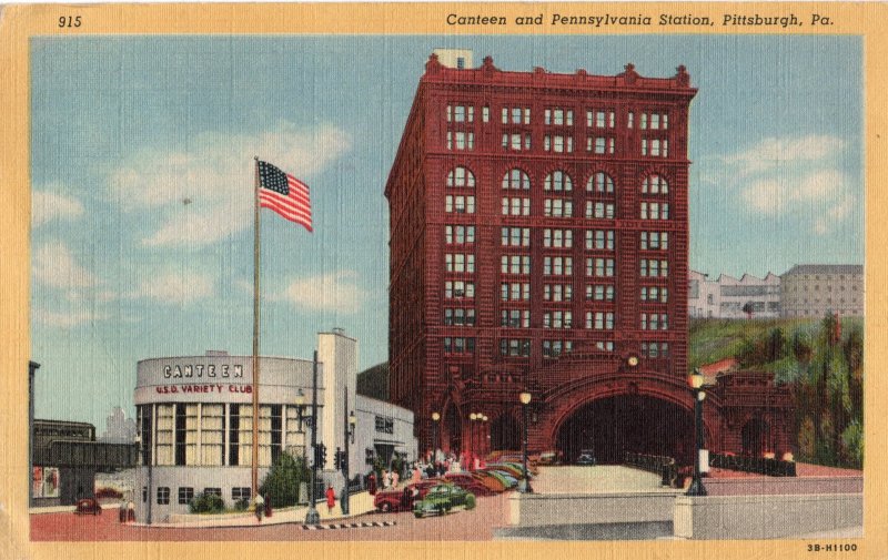12441 Canteen & Pennsylvania Railroad Station, Pittsburgh 1946