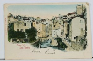 Italy Vieux Pont San Remo c1905 Postcard I6