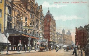 EMPIRE THEATRE LEICESTER SQUARE UK ENGLAND HIGH JINKS AD POSTCARD (c. 1910)