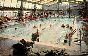 Vtg Chalfonte Haddon Hall Salt Water Pool Atlantic City New Jersey NJ Postcard