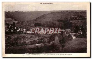 Postcard Old Bridge View Panorama Erambourg On Bourg and Vallee
