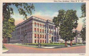 Postcard Utica Free Academy Utica NY