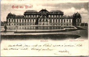 Austria Wien Belvedere Vienna Vintage Postcard 09.60