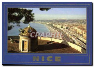 Postcard Modern Nice Promenade des Anglais to the Tower Bellandia