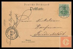 German Reichspost Postcard